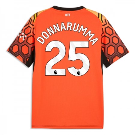 Fotbalové dres Manchester City Donnarumma 25 Brankářské Alternativní 2026-27 Oranžový Krátký Rukáv