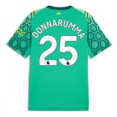Fotbalové dres Manchester City Donnarumma 25 Brankářské Domácí 2026-27 Zelená Krátký Rukáv