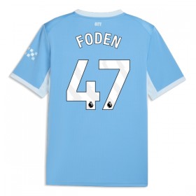 Fotbalové dres Manchester City Foden 47 Domácí 2026-27 Krátký Rukáv