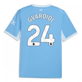 Fotbalové dres Manchester City Gvardiol 24 Domácí 2026-27 Krátký Rukáv