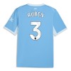 Fotbalové dres Manchester City Ruben 3 Domácí 2026-27 Krátký Rukáv