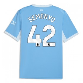 Fotbalové dres Manchester City Semenyo 42 Domácí 2026-27 Krátký Rukáv