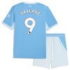 Fotbalový Komplet Manchester City Haaland 9 Dětské Domácí 2026-27 Krátký Rukáv (+ trenýrky)