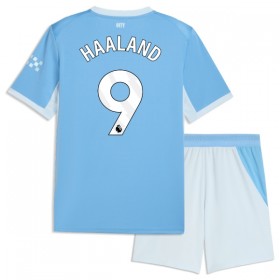 Fotbalový Komplet Manchester City Haaland 9 Dětské Domácí 2026-27 Krátký Rukáv (+ trenýrky)
