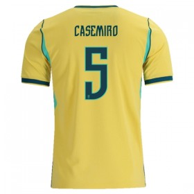 Fotbalové dres Brazílie Casemiro 5 Domácí Mistrovství Světa 2026 Krátký Rukáv