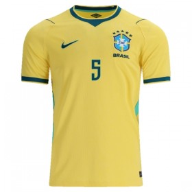 Fotbalové dres Brazílie Casemiro 5 Domácí Mistrovství Světa 2026 Krátký Rukáv