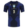 Fotbalové dres Brazílie Casemiro 5 Venkovní Mistrovství Světa 2026 Krátký Rukáv