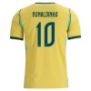 Fotbalové dres Brazílie Ronaldinho 10 Domácí Mistrovství Světa 2026 Krátký Rukáv