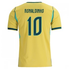 Fotbalové dres Brazílie Ronaldinho 10 Domácí Mistrovství Světa 2026 Krátký Rukáv