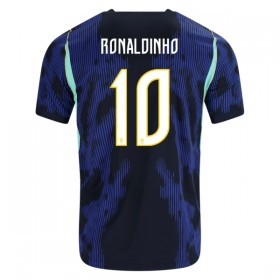 Fotbalové dres Brazílie Ronaldinho 10 Venkovní Mistrovství Světa 2026 Krátký Rukáv