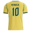 Fotbalový Komplet Brazílie Neymar JR 10 Dětské Domácí Mistrovství Světa 2026 Krátký Rukáv (+ trenýrky)