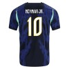 Fotbalový Komplet Brazílie Neymar JR 10 Dětské Venkovní Mistrovství Světa 2026 Krátký Rukáv (+ trenýrky)