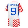 Fotbalové dres Chorvatsko Kramaric 9 Domácí Mistrovství Světa 2026 Krátký Rukáv