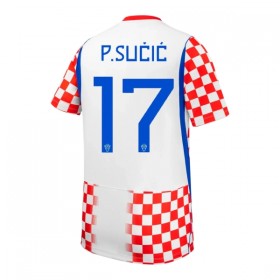 Fotbalové dres Chorvatsko P. Sucic 17 Domácí Mistrovství Světa 2026 Krátký Rukáv