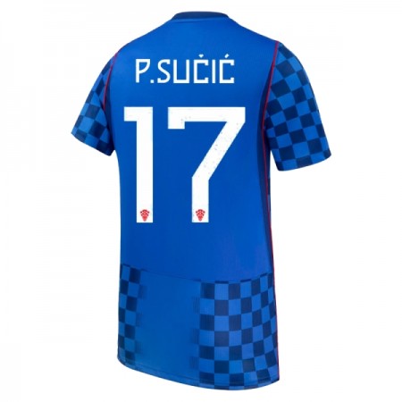 Fotbalové dres Chorvatsko P. Sucic 17 Venkovní Mistrovství Světa 2026 Krátký Rukáv