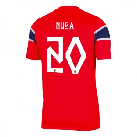Fotbalové dres Norsko Nusa 7 Domácí Mistrovství Světa 2026 Krátký Rukáv
