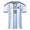 Fotbalový Komplet Argentina Maradona 10 Dětské Domácí Mistrovství Světa 2026 Krátký Rukáv (+ trenýrky)