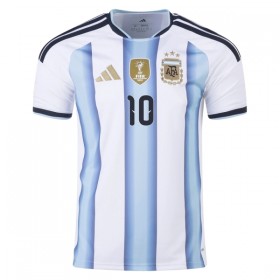 Fotbalový Komplet Argentina Maradona 10 Dětské Domácí Mistrovství Světa 2026 Krátký Rukáv (+ trenýrky)