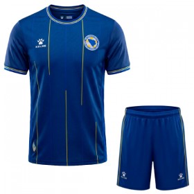 Fotbalový Komplet Bosnia and Herzegovina Dětské Domácí Mistrovství Světa 2026 Krátký Rukáv (+ trenýrky)