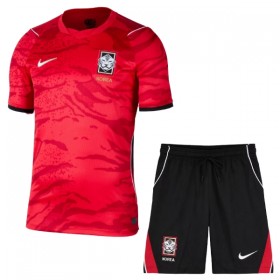 Fotbalový Komplet Jižní Korea Dětské Domácí Mistrovství Světa 2026 Krátký Rukáv (+ trenýrky)