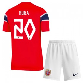 Fotbalový Komplet Norsko Nusa 20 Dětské Domácí Mistrovství Světa 2026 Krátký Rukáv (+ trenýrky)