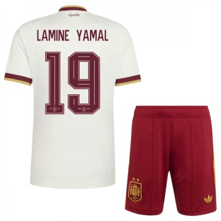 Fotbalový Komplet Španělsko 2 Stars Lamine Yamal 19 Dětské Venkovní Mistrovství Světa 2026 Krátký Rukáv (+ trenýrky)