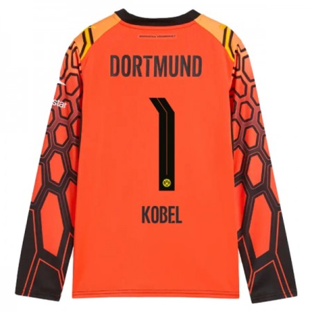 Fotbalové dres Borussia Dortmund Kobel 1 Brankářské Domácí 2026-27 Oranžový Dlouhý Rukáv Fotbalové dres Borussia Dortmund Kobel 1 Brankářské Domácí 2026-27 Oranžový Dlouhý Rukáv