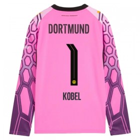 Fotbalové dres Borussia Dortmund Kobel 1 Brankářské Venkovní 2026-27 Růžová Dlouhý Rukáv