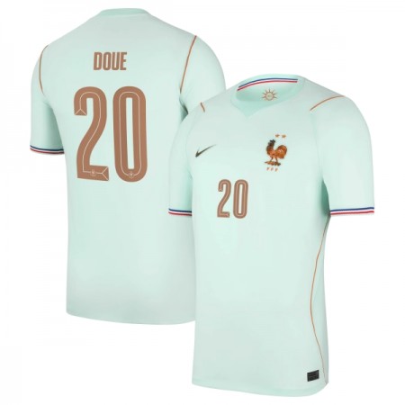 Fotbalové dres Francie Desire Doue 20 Venkovní Mistrovství Světa 2026 Krátký Rukáv Fotbalové dres Francie Desire Doue 20 Venkovní Mistrovství Světa 2026 Krátký Rukáv
