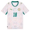 Fotbalové dres Senegal Sarr 18 Domácí Mistrovství Světa 2026 Krátký Rukáv