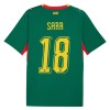 Fotbalové dres Senegal Sarr 18 Venkovní Mistrovství Světa 2026 Krátký Rukáv Fotbalové dres Senegal Sarr 18 Venkovní Mistrovství Světa 2026 Krátký Rukáv