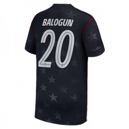 Fotbalové dres Spojené Státy Americké Balogun 20 Venkovní Mistrovství Světa 2026 Krátký Rukáv Fotbalové dres Spojené Státy Americké Balogun 20 Venkovní Mistrovství Světa 2026 Krátký Rukáv