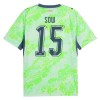 Fotbalové dres Švýcarsko Djibril Sow 15 Venkovní Mistrovství Světa 2026 Krátký Rukáv Fotbalové dres Švýcarsko Djibril Sow 15 Venkovní Mistrovství Světa 2026 Krátký Rukáv