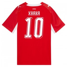 Fotbalové dres Švýcarsko Granit Xhaka 10 Domácí Mistrovství Světa 2026 Krátký Rukáv