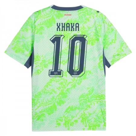 Fotbalové dres Švýcarsko Granit Xhaka 10 Venkovní Mistrovství Světa 2026 Krátký Rukáv Fotbalové dres Švýcarsko Granit Xhaka 10 Venkovní Mistrovství Světa 2026 Krátký Rukáv