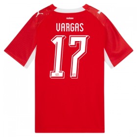 Fotbalové dres Švýcarsko Vargas 17 Domácí Mistrovství Světa 2026 Krátký Rukáv