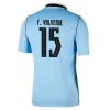 Fotbalové dres Uruguay Federico Valverde 15 Domácí Mistrovství Světa 2026 Krátký Rukáv Fotbalové dres Uruguay Federico Valverde 15 Domácí Mistrovství Světa 2026 Krátký Rukáv
