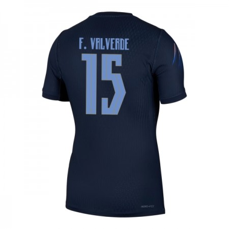 Fotbalové dres Uruguay Federico Valverde 15 Venkovní Mistrovství Světa 2026 Krátký Rukáv Fotbalové dres Uruguay Federico Valverde 15 Venkovní Mistrovství Světa 2026 Krátký Rukáv