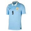 Fotbalové dres Uruguay Luis Suarez 9 Domácí Mistrovství Světa 2026 Krátký Rukáv