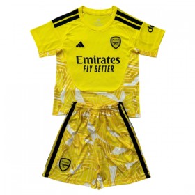 Fotbalový Komplet Arsenal Brankářské Dětské 2026-27 Žlutá Krátký Rukáv (+ trenýrky)