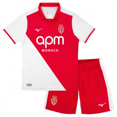 Fotbalový Komplet AS Monaco Dětské Domácí 2026-27 Krátký Rukáv (+ trenýrky) Fotbalový Komplet AS Monaco Dětské Domácí 2026-27 Krátký Rukáv (+ trenýrky)