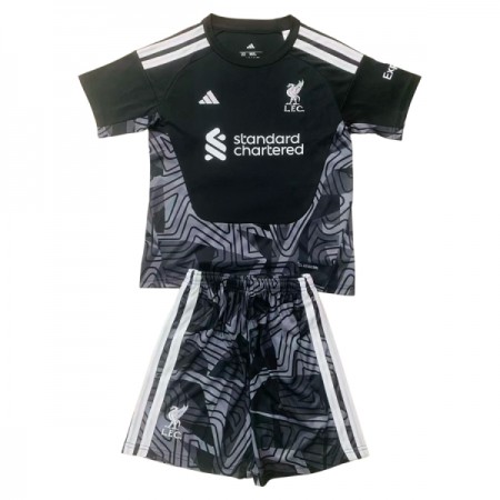 Fotbalový Komplet Liverpool Brankářské Dětské 2026-27 Černá Krátký Rukáv (+ trenýrky) Fotbalový Komplet Liverpool Brankářské Dětské 2026-27 Černá Krátký Rukáv (+ trenýrky)