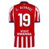 Fotbalové dres Atlético Madrid J. Alvarez 19 Domácí 2026-27 Krátký Rukáv Fotbalové dres Atlético Madrid J. Alvarez 19 Domácí 2026-27 Krátký Rukáv