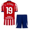 Fotbalový Komplet Atlético Madrid J. Alvarez 19 Dětské Domácí 2026-27 Krátký Rukáv (+ trenýrky) Fotbalový Komplet Atlético Madrid J. Alvarez 19 Dětské Domácí 2026-27 Krátký Rukáv (+ trenýrky)