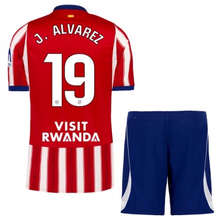Fotbalový Komplet Atlético Madrid J. Alvarez 19 Dětské Domácí 2026-27 Krátký Rukáv (+ trenýrky) Fotbalový Komplet Atlético Madrid J. Alvarez 19 Dětské Domácí 2026-27 Krátký Rukáv (+ trenýrky)
