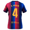 Fotbalový Komplet FC Barcelona R. Araujo 4 Dětské Domácí 2026-27 Krátký Rukáv (+ trenýrky)