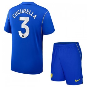 Fotbalový Komplet Chelsea Cucurella 3 Dětské Domácí 2026-27 Krátký Rukáv (+ trenýrky)