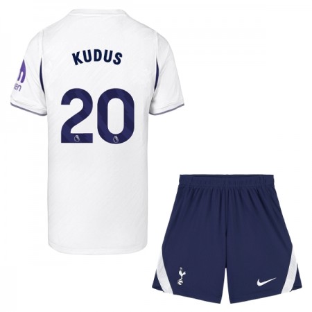 Fotbalový Komplet Tottenham Hotspur Kudus 20 Dětské Domácí 2026-27 Krátký Rukáv (+ trenýrky) Fotbalový Komplet Tottenham Hotspur Kudus 20 Dětské Domácí 2026-27 Krátký Rukáv (+ trenýrky)