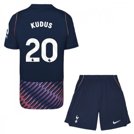 Fotbalový Komplet Tottenham Hotspur Kudus 20 Dětské Venkovní 2026-27 Krátký Rukáv (+ trenýrky) Fotbalový Komplet Tottenham Hotspur Kudus 20 Dětské Venkovní 2026-27 Krátký Rukáv (+ trenýrky)