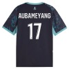 Fotbalové dres Olympique de Marseille Aubameyang 17 Venkovní 2026-27 Krátký Rukáv Fotbalové dres Olympique de Marseille Aubameyang 17 Venkovní 2026-27 Krátký Rukáv